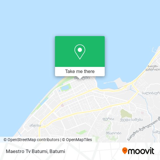Карта Maestro Tv Batumi