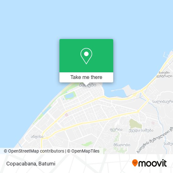 Copacabana map