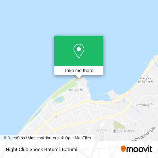 Night Club Shock Batumi map