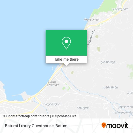 Карта Batumi Luxury Guesthouse