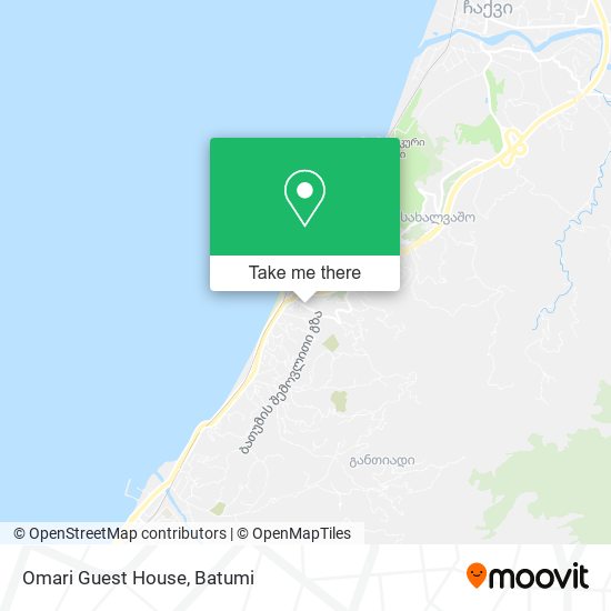 Omari Guest House map