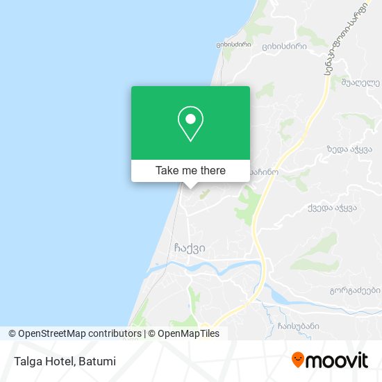 Карта Talga Hotel
