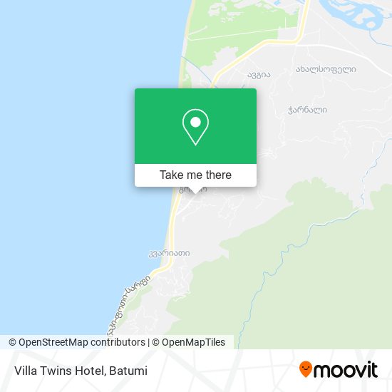Villa Twins Hotel map