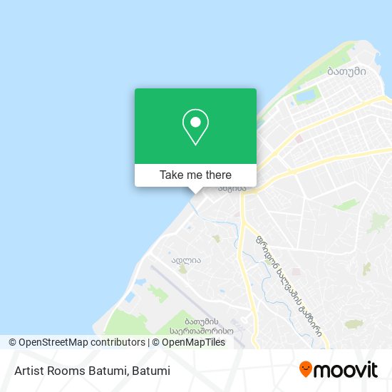 Карта Artist Rooms Batumi