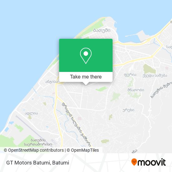 GT Motors Batumi map