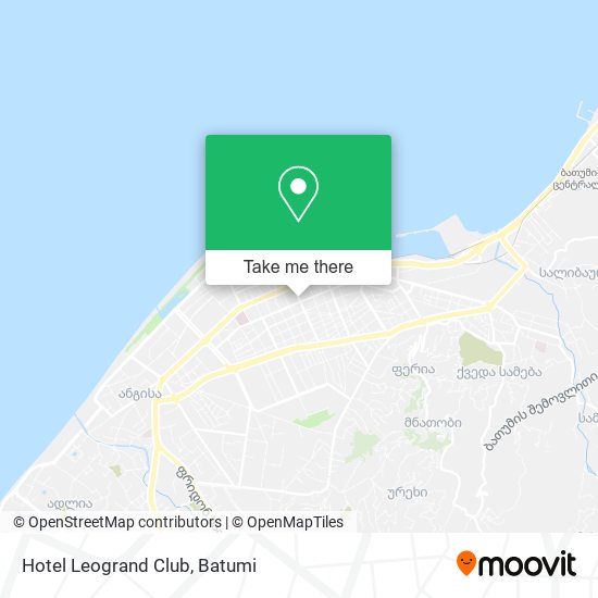 Hotel Leogrand Club map