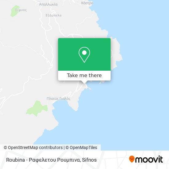 Roubina - Ραφελετου Ρουμπινα map
