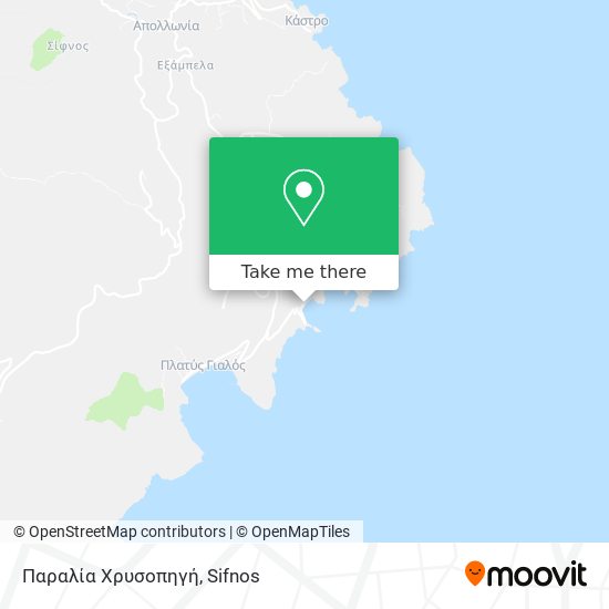 Παραλία Χρυσοπηγή map