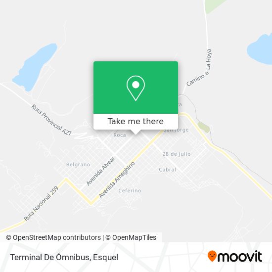 Terminal De Ómnibus map