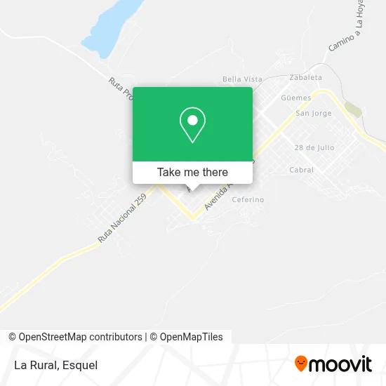 La Rural map