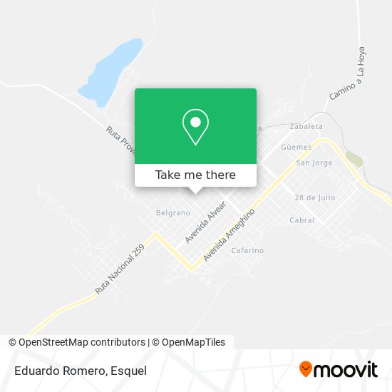 Mapa de Eduardo Romero