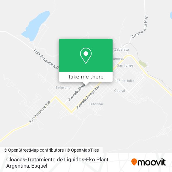 Mapa de Cloacas-Tratamiento de Liquidos-Eko Plant Argentina