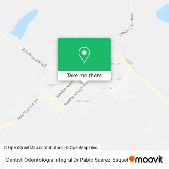 Mapa de Dentist-Odontologia Integral Dr Pablo Suarez