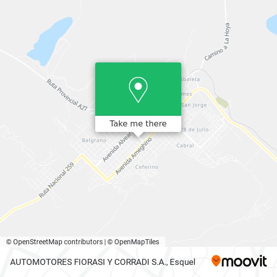 Mapa de AUTOMOTORES FIORASI Y CORRADI S.A.