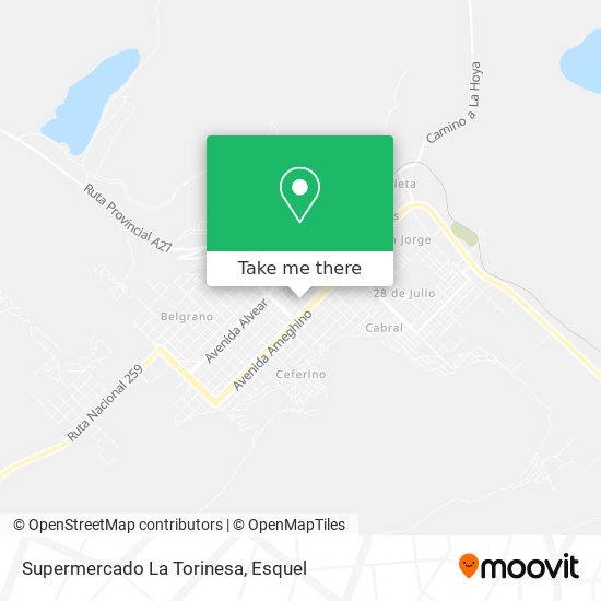 Supermercado La Torinesa map