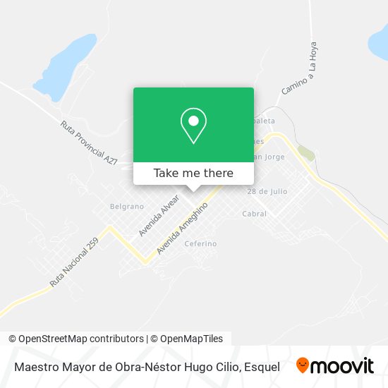 Mapa de Maestro Mayor de Obra-Néstor Hugo Cilio