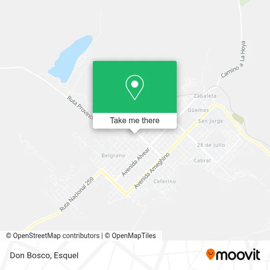 Don Bosco map