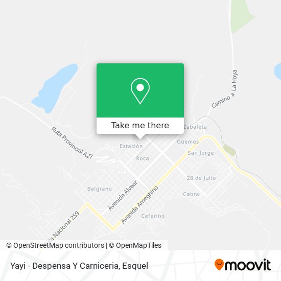 Mapa de Yayi - Despensa Y Carniceria