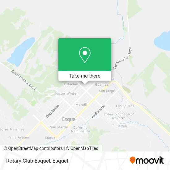 Rotary Club Esquel map