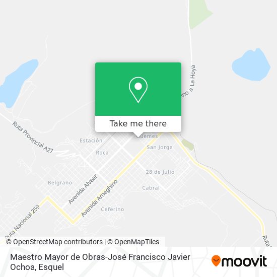 Maestro Mayor de Obras-José Francisco Javier Ochoa map