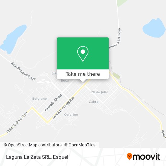 Laguna La Zeta SRL map