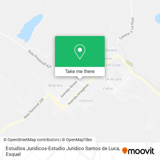 Estudios Juridicos-Estudio Juridico Santos de Luca map