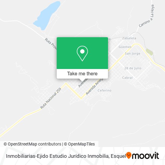 Mapa de Inmobiliarias-Ejido Estudio Jurídico Inmobilia