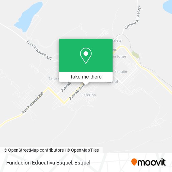 Fundación Educativa Esquel map