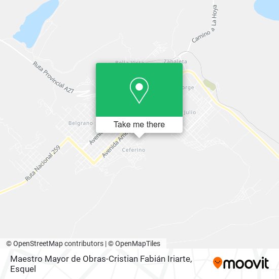 Maestro Mayor de Obras-Cristian Fabián Iriarte map