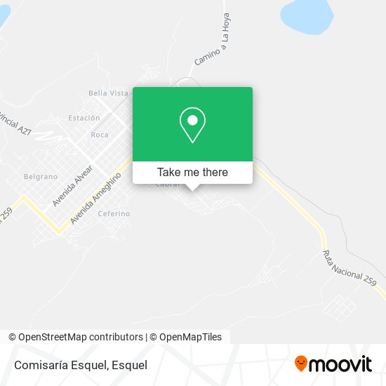 Mapa de Comisaría Esquel