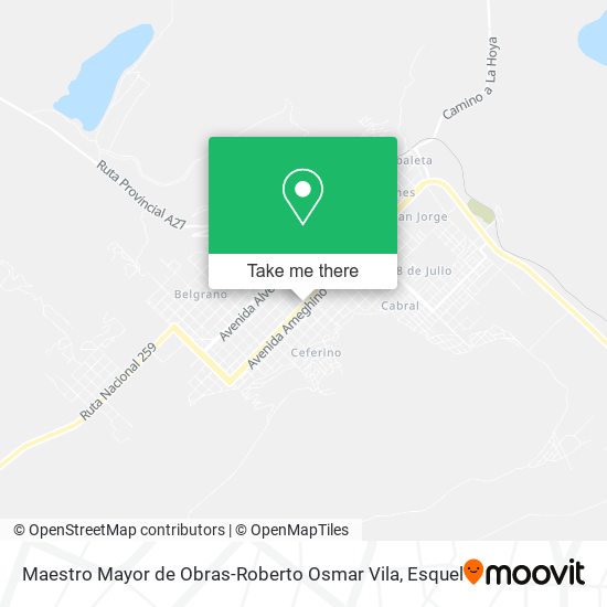 Maestro Mayor de Obras-Roberto Osmar Vila map