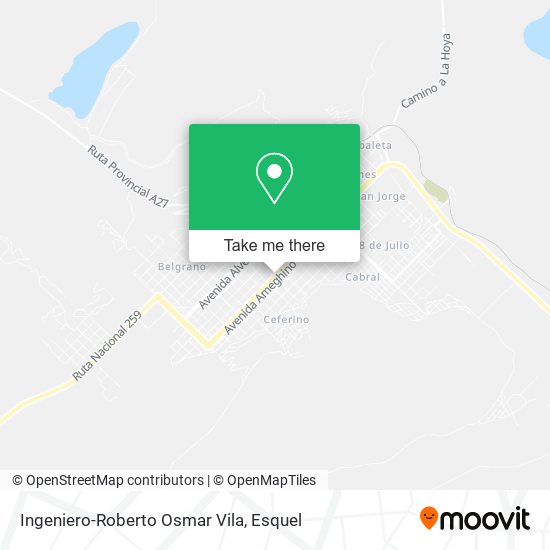 Ingeniero-Roberto Osmar Vila map