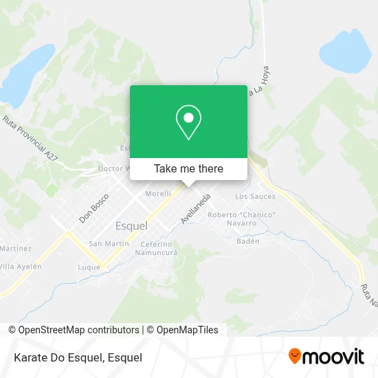 Karate Do Esquel map