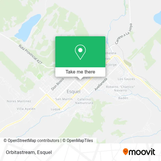 Orbitastream map
