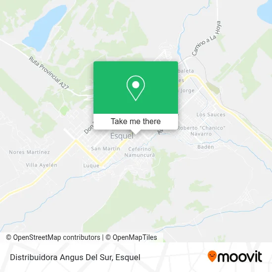 Distribuidora Angus Del Sur map