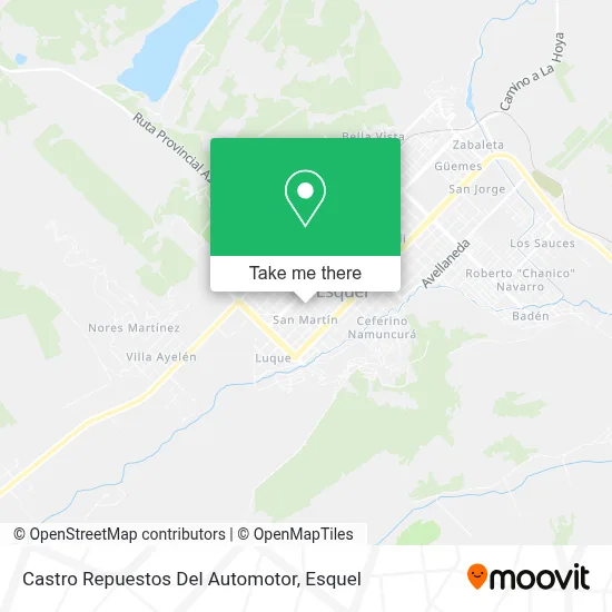 Castro Repuestos Del Automotor map