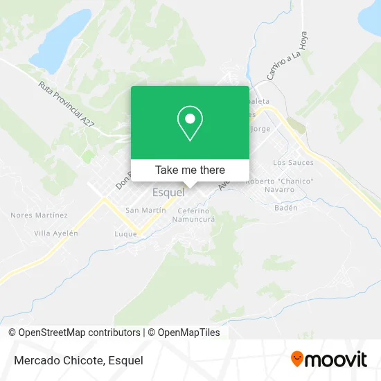 Mercado Chicote map