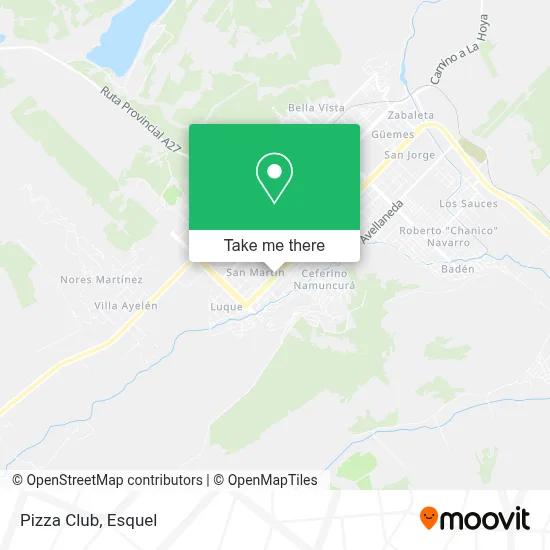 Pizza Club map