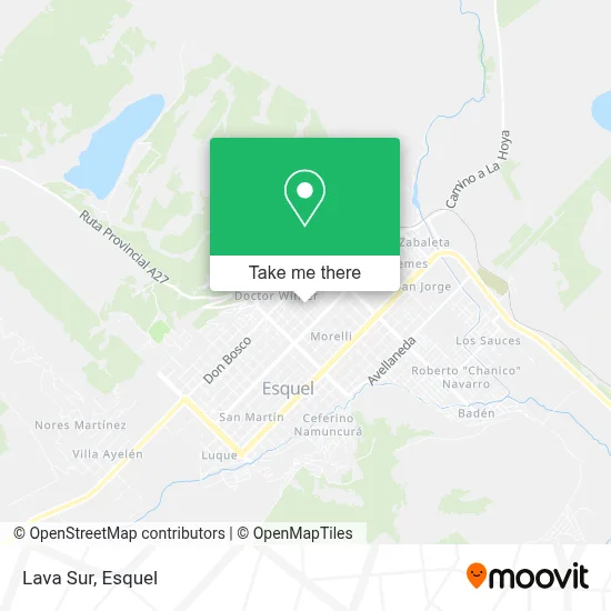 Lava Sur map
