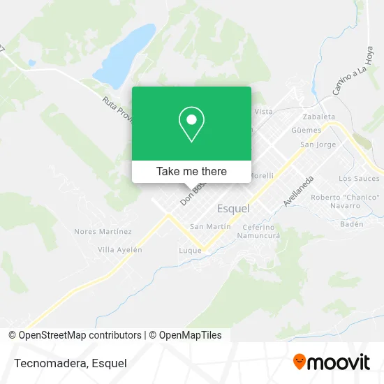 Tecnomadera map