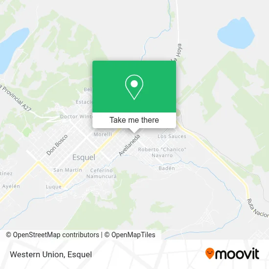 Western Union map