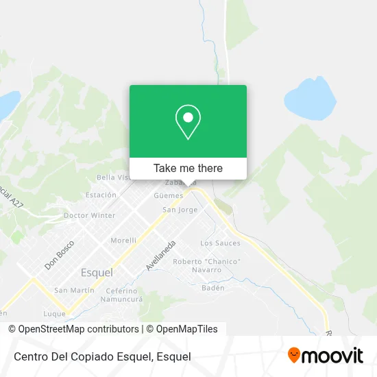 Centro Del Copiado Esquel map