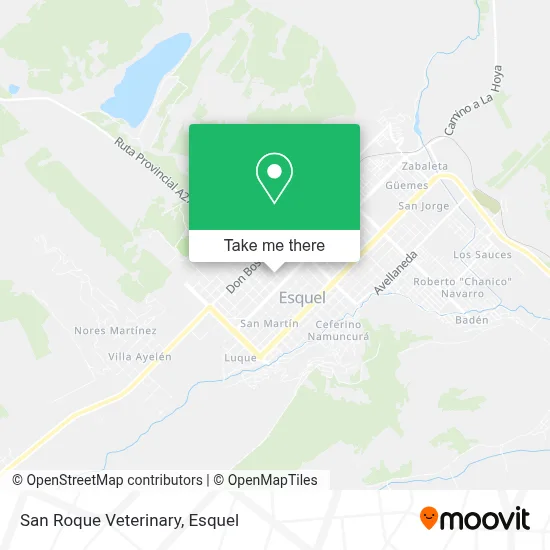 San Roque Veterinary map