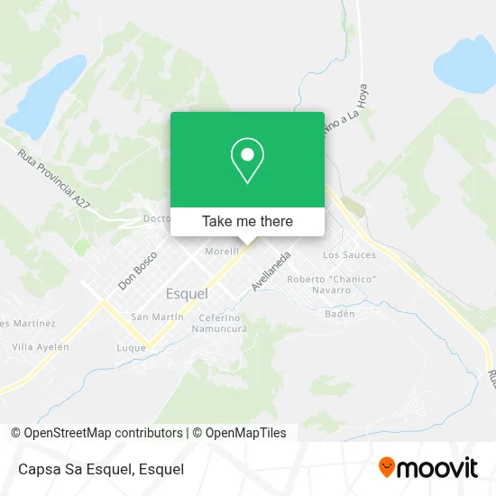 Capsa Sa Esquel map