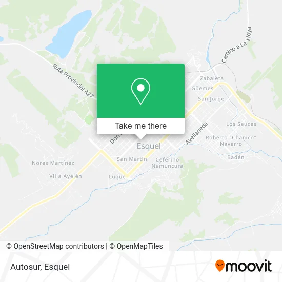 Autosur map