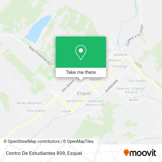 Centro De Estudiantes 809 map