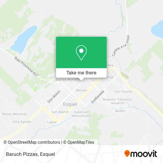 Baruch Pizzas map