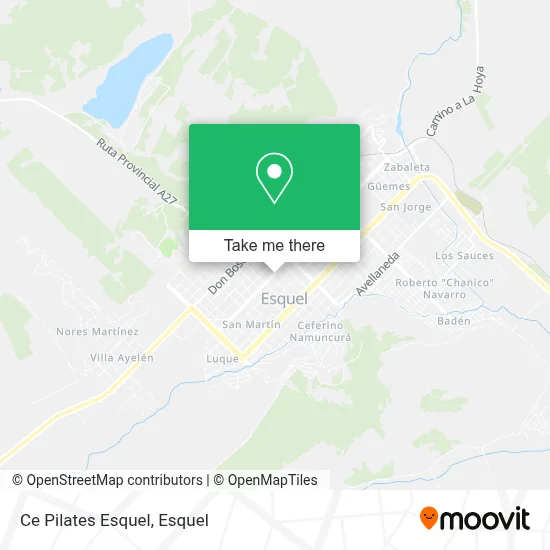 Ce Pilates Esquel map