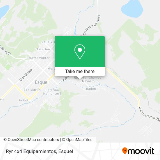 Ryr 4x4 Equipamientos map