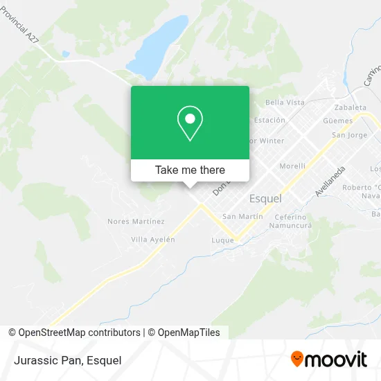 Jurassic Pan map